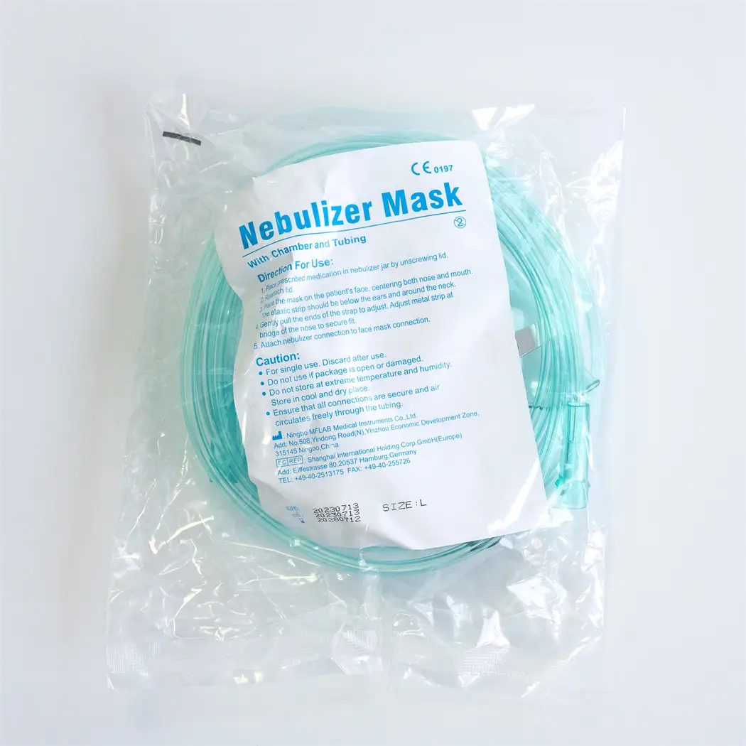 Medical Disposable PVC Nebulizer Face Mask with Tubing