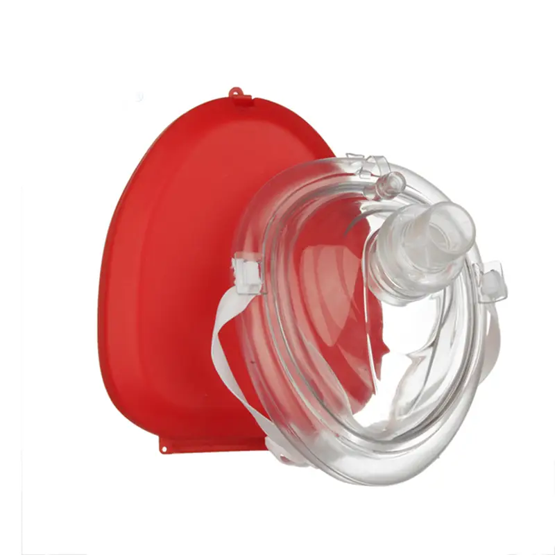 Medical Grade PVC Emergency Training Portable CPR Pocket Mask