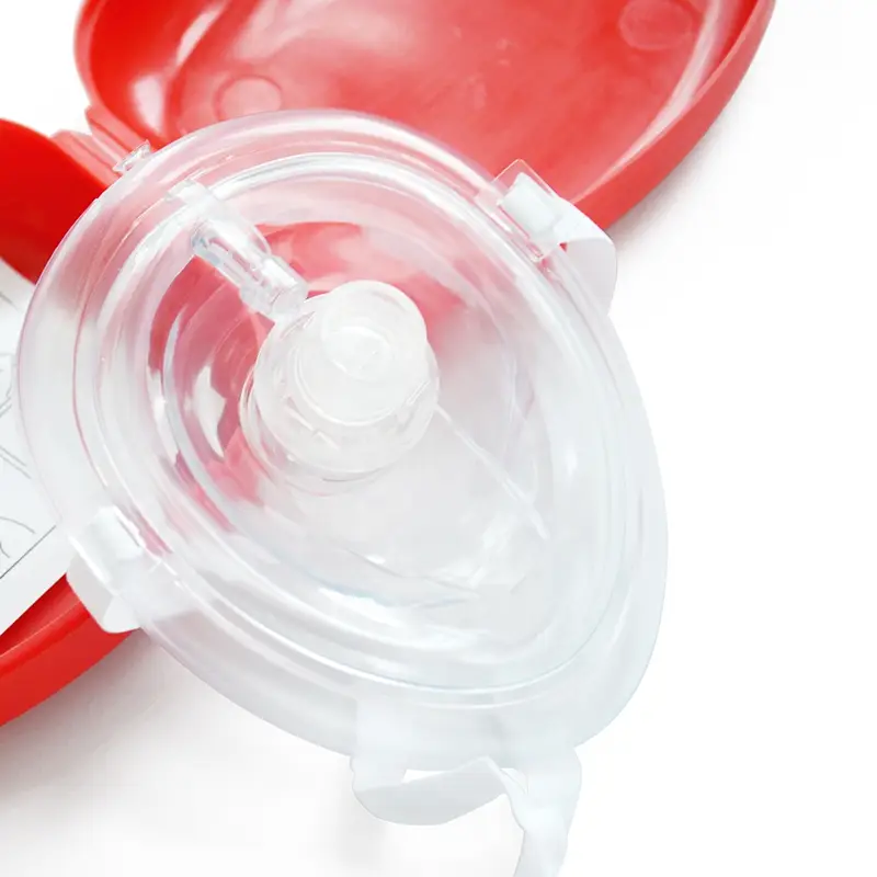 Medical Grade PVC Emergency Training Portable CPR Pocket Mask