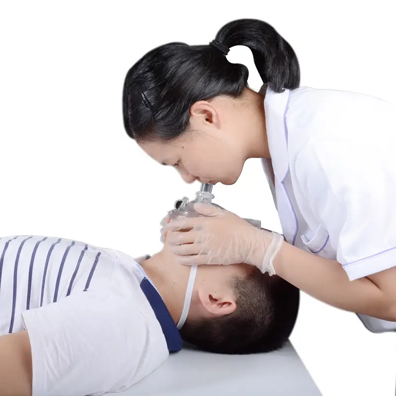 Medical Grade PVC Emergency Training Portable CPR Pocket Mask