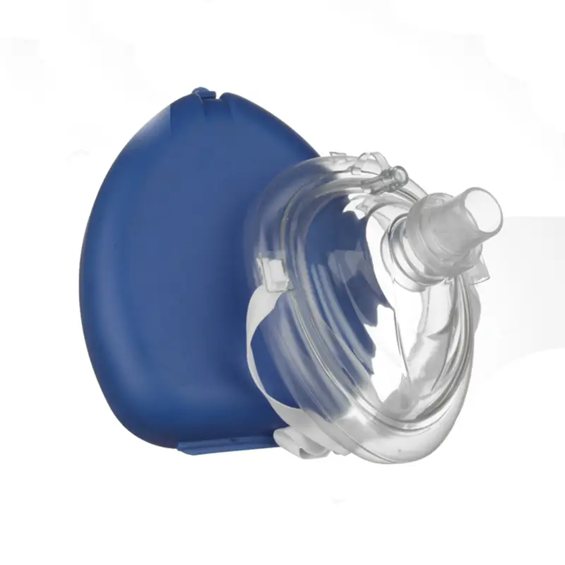 Medical Grade PVC Emergency Training Portable CPR Pocket Mask