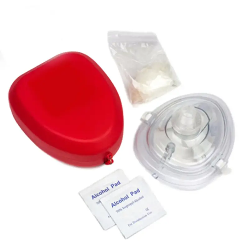 Medical Grade PVC Emergency Training Portable CPR Pocket Mask