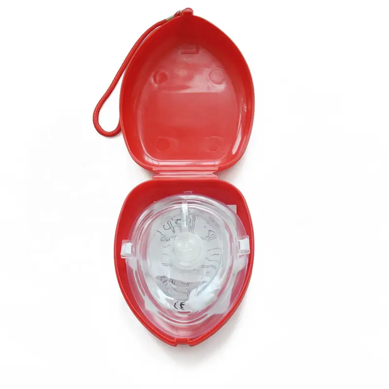 Medical Grade PVC Emergency Training Portable CPR Pocket Mask