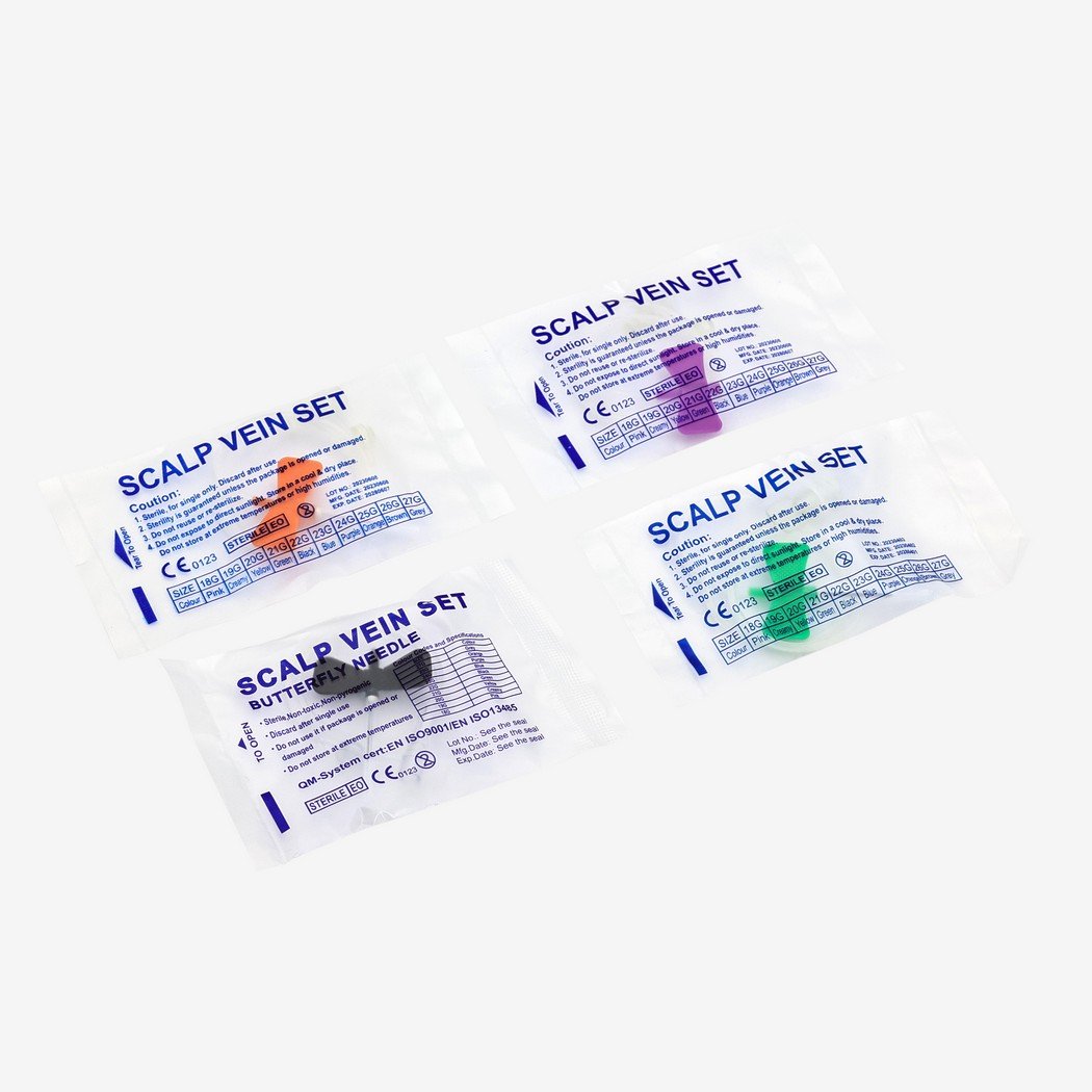 Medical Disposable Coded Slip Scalp Vein Set