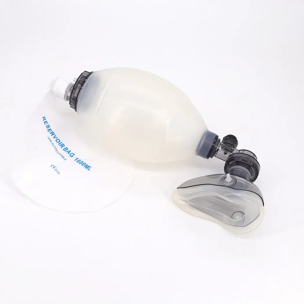 Medical First Aid Portable Silicone/PVC/SEBS Manual Resuscitator