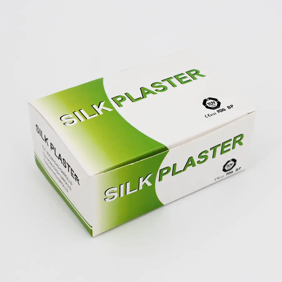 Easy Tear Breathable Hypoallergenic Latex-free Silk Adhesive Tape