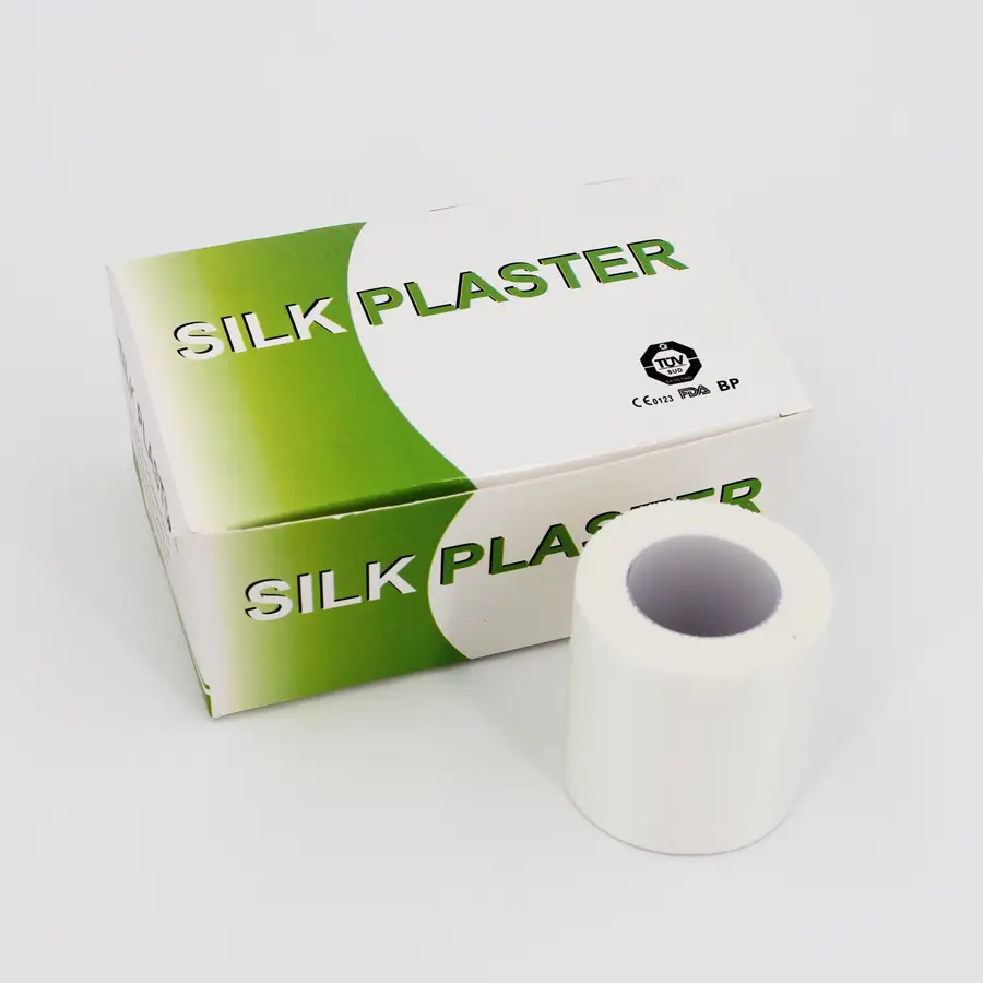 Easy Tear Breathable Hypoallergenic Latex-free Silk Adhesive Tape